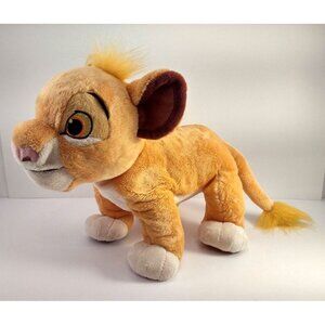 Disney Parks The Lion King Simba Plush Stuffed Animal Toy 12" Wildlife Safari